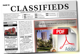 Click to Download the Classifieds as a PDF