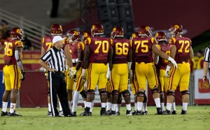 Big test · USC’s offensive line will face its most daunting challenge of the season when it goes up against ASU and its All-American defensive tackle Will Sutton. USC rank No. 98 in the country in tackles for loss allowed. - Ralf Cheung | Daily Trojan 