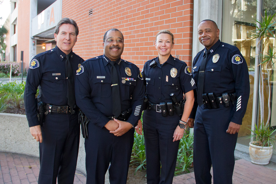 The Rock Doppelganger Police Officer