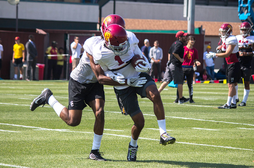 USC football wraps up practice ahead of spring game | Daily Trojan