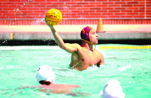 Encore · Two-meter J.W. Krumpholz won last year’s Cutino Award, given to the nation’s best men’s and women’s water polo player. Krumpholz leads a Trojan offense that may be one of the best in the country. - Photo courtesy of Joel Zink