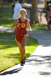 Ready to run · Back in action for the Women of Troy is senior captain Bridget Helgerson, who looks to help USC improve on last week’s times. -  Photo courtesy of USC Sports Information