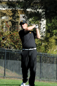 Dropoff · Junior Matthew Giles led USC overall, but fell to 10th on the leaderboard on Sunday. - Photo courtesy of USC Sports Information