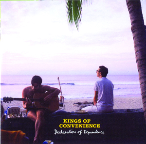 Safe and sound · Norway’s Kings of Convenience delivers another round of intimate acoustic ballads on its latest release, Declaration of Dependence. As with its previous three albums, the folk duo’s song lyrics delve into the well-explored themes of love and romance. - Photo courtesy of EMI