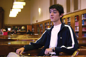 Legality · Andrew Post, a third year law student at the USC Gould School of Law, started the “Spirit of Law” speaker series this year. - Hide Kurokawa  | Daily Trojan