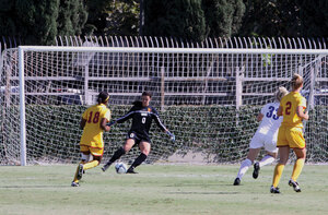 Goal-stopper · The play of senior goalie Kristin Olsen is a major reason for the team’s turnaround — she has four shutouts in five games. - Mike Lee | Daily Trojan