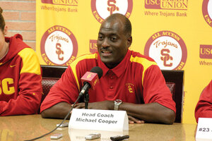 Seasoned pro · New USC women’s basketball coach Michael Cooper is not only a former WNBA coach but also a former Los Angeles Laker. - Dieuwertje Kast | Daily Trojan