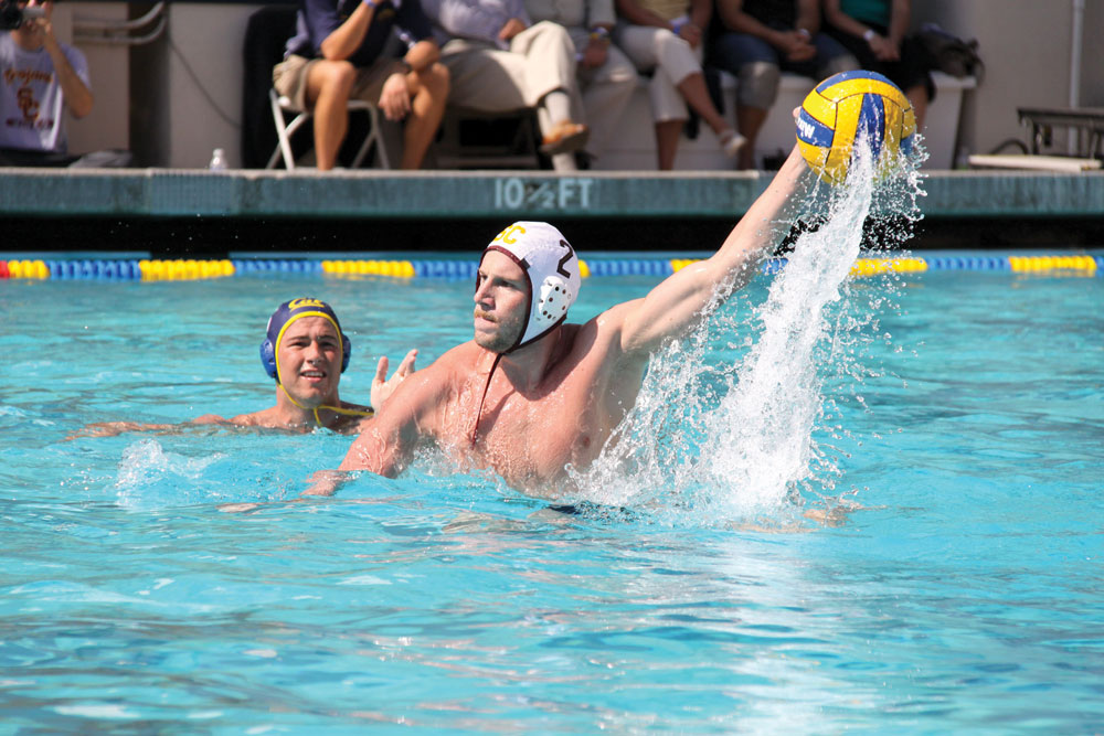 Familiar foe - Senior driver Justin Rappel scored key goals in the USC men’...