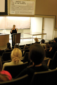 Advocate · Activist Kay Warren spoke to a group of 50 students in Seeley G. Mudd Wednesday night about her fight against AIDS and HIV. - Amaresh Sundaram Kuppuswamy | Daily Trojan