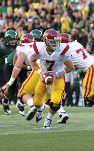 Lessons to learn · Pete Carroll said freshman quarterback Matt Barkley and other young USC players will learn from the trying season. - Dieuwertje Kast | Daily Trojan
