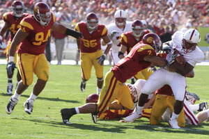 Mixed signals · Taylor Mays and the USC defense looked spectacular in the first five games, but have not been able to remain consistent. - Mike Lee | Daily Trojan