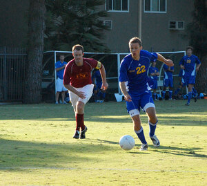 Just short · The USC men’s club soccer team lost to UCLA 1-0 Oct. 22 at McAlister Field. The Trojans have just two wins since moving into the premier league, but optimism continues to build for the popular club. - Alejandra Vargas-Johnson | Daily Trojan