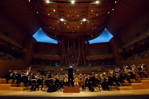 The USC Thorton Symphony Orchestra performed to a full-house on Saturday, playing pieces from Gershwin and Prokofiev, among other legendary composers. — Courtesy of Michael Dowlan