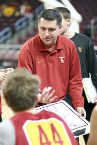 Fresh start · Interim head coach Bob Cantu will lead the USC men’s basketball team for the final 14 games of the regular season, as well as the Pac-12 tournament, beginning March 13 in Las Vegas. -  Daily Trojan file photo