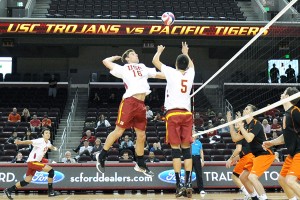Starting fresh · The USC men’s volleyball team is still adjusting to the losses of All-American players Tony Ciarelli and Steven Shandrick. Ciarelli was the 2012 national player of the year.  - William Ehart | Daily Trojan 