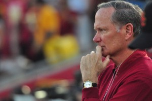 Tough Decisions · USC athletic director Pat Haden will need to choose between a head coach with experience in the NBA and a head coach who has made a name for himself in the college ranks. - Carlo Acenas | Daily Trojan