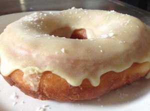 Sugar and spice · The Kaya donut is a favorite on the brunch menu. The subtle glaze adds a tropical flare to the tasty treat. - Euno Lee | Daily Trojan 