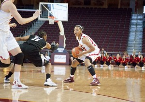 Shooting struggles · Sophomore guard Ariya Crook finished 4-15 from the field against the No. 22 Colorado Buffaloes on Sunday. The Women of Troy were just 14-51 (27.5 percent) for the game overall. - Ralf Cheung | Daily Trojan 