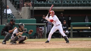 Early challenges · Senior second baseman Adam Landecker has stepped up his leadership in light of head coach Frank Cruz’s firing. - Daily Trojan File Photo  