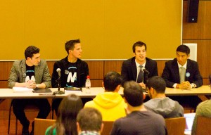 Diversity discussion · Undergraduate Student Government held its second annual presidential diversity forum on Monday evening. - Joseph Chen | Daily Trojan 