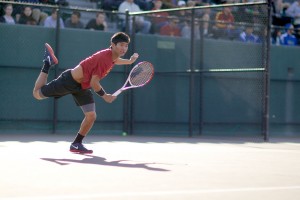 To the point · Junior Ray Sarmiento, ranked No. 14 in the ITA singles rankings, was unfazed by the Trojans’ dip in the latest NCAA team rankings. Sarmiento has posted an overall record of 16-5 in singles this year. - Ralf Cheung | Daily Trojan 