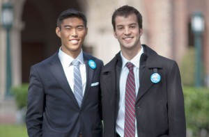 New era · USG President-elect Christian Kurth and Vice President-elect Ryan Park emphasized their experience during the February USG election. - Ani Kolangian | Daily Trojan 