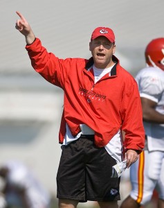 Looking up · USC Defensive Coordinator Clancy Pendergast has plenty of experience, including a yearlong stint with the Kansas City Chiefs. - Courtesy of Kansas City Star 