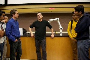 Game time · Google VP of Social Products Bradley Horowitz speaks to students at a event hosted by the Viterbi Student Innovation Institute, which also encourages students to create their own start-ups.  - Ralf Cheung | Daily Trojan 