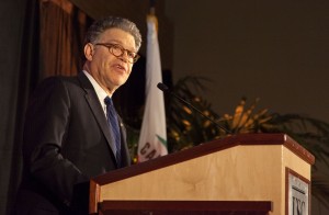 Tradition · Minnesota Senator Al Franker speaks to students about the role his Jewish heritage played throughout his extensive political career. - Ralf Cheung | Daily Trojan 