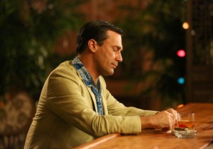 Piano man · Don Draper (Jon Hamm) stays preoccupied with death during the premiere of Mad Men. His dark mood hangs over the episode.  - Courtesy of Michael Yarish 