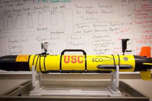 Ocean gliding · The ocean gliders, which roam the ocean floor and can test and gather data, were enhanced by engineering students. - Ralf Cheung | Daily Trojan 