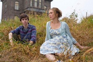 Family ties · Bates Motel, staring Norman Bates (Freddie Highmore, left) and his mother, Norma Louise Bates (Vera Farmiga, right), delves deeper into the backstory of how Norman became an infamous serial killer.  - Courtesy of A&E 