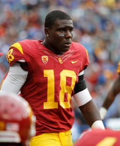 Back to the basics · Recruited as a safety out of high school, redshirt junior Dion Bailey feels more comfortable in the backline of USC’s new defense. Bailey led the team with four interceptions last season. - Daily Trojan File Photo 