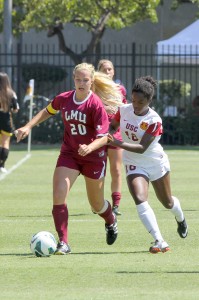 Open pitch · Freshman Kayla Mills has provided a spark on offense in her first year at Troy, and leads USC in points (11) and assists (5). - Nick Entin | Daily Trojan 