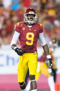 Scoreboard · USC junior wide receiver Marqise Lee scored a touchdown against Boston College, his first since Nov. 17 in a 38-28 loss against UCLA. - Ralf Cheung | Daily Trojan 
