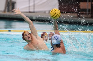 Diving in · Junior driver Kostas Genidounias was one of three players to record hat tricks for the Trojans against No. 10 UC San Diego in a 17-5 victory, USC’s first win over a ranked opponent this season. - Daily Trojan file photo 