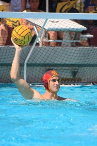 Brick wall · Even though USC let up a season-high nine goals versus UCLA, USC senior goalie James Clark has averaged just 5.0 goals against. - Daily Trojan file photo 