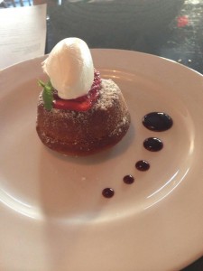 Buttery goodness · One of 643 North’s signature desserts is the sinful butter cake, a cross between a pound cake and bread pudding. - Sarah Yanni | Daily Trojan 