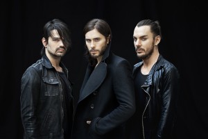 Tomo Milicevic (left), Jared Leto (middle), and Shannon Leto (right) will be performing at the Hollywood Bowl on Saturday, October 12th at 7:30pm. | Photo coutesy of Jared Leto