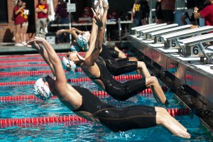 The women's swimming and diving team had a great Friday afternoon, defeating the Bruins 181-119 - Williams Ehart | Daily Trojan