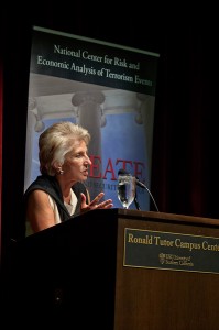 Danger zone · Former congresswoman and current president of the Woodrow Wilson International Center for Scholars Jane Harman has been recognized as a national expert in national security and public policy issues. - Joseph Chen | Daily Trojan 