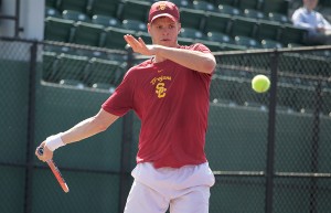 Starting strong · Junior Yannick Hanfmann began his 2013-14 season by winning the ITA Southwest Regional Championships singles title. - Ralf Cheung | Daily Trojan 