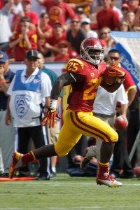 Welcome back · USC senior tailback Silas Redd is expected to make his long-awaited season debut on Thursday against Arizona. - Daily Trojan file photo 