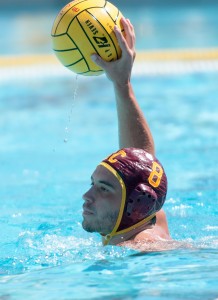 Sparkplug · Redshirt sophomore two-meter Mac Carden has been described by his teammates as the “glue guy” for the Trojans this year. - Chris Roman | Daily Trojan 