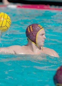 Scoring burst · Senior utility player Mace Rapsey led the Trojans with five goals on Saturday in their conference opener against the Anteaters. - Joseph Chen | Daily Trojan 
