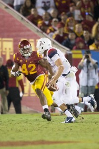 Comeback · Redshirt senior linebacker Devon Kennard has led USC’s strong defense this year after missing last season with a pectoral injury. - Ralf Cheung | Daily Trojan 