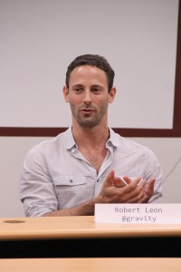 National concerns · Robert Leon, the vice president of sales and business development at Gravity.com, discusses privacy issues with Big Data. - Austin Vogel | Daily Trojan 