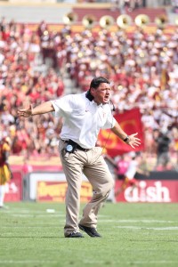 Not so fast · Interim head coach Ed Orgeron has incredibly turned USC’s season around, but he is not the best choice to permanently lead the team. — Razan Al Marzouqi | Daily Trojan