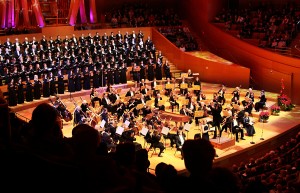 Good fortune · The Los Angeles Master Chorale’s performance of Carl Orff’s “O Fortuna” has a special symbolic significance: The cyclically themed work marked the beginning of the 2013/2014 choral season. - Photo courtesy of Los Angeles Master Chorale 