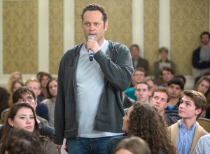 Underachieving · Vince Vaughn plays David Wozniak, a meat truck driver who finds himself $100,000 in debt to the mob. Delivery Man is buoyed by Vaughn’s hilarious performance as a slacker with a heart of gold. - Courtesy of Dreamworks Pictures 